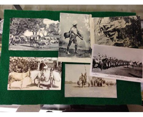 6 x vintage postcards of of Indian scenes to include Coronation Delhi Durbar
