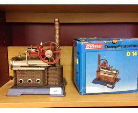 Wilesco Dampfmaschine D14 Steam Engine in box