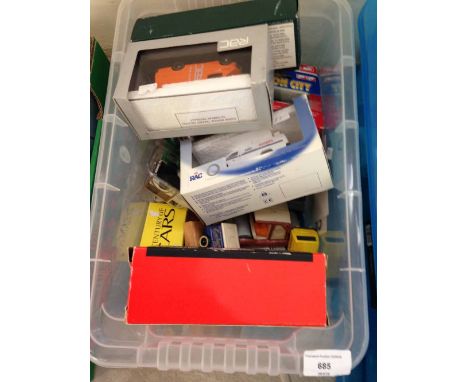 A quantity of boxed & unboxed diecast to include Matchbox & Corgi.