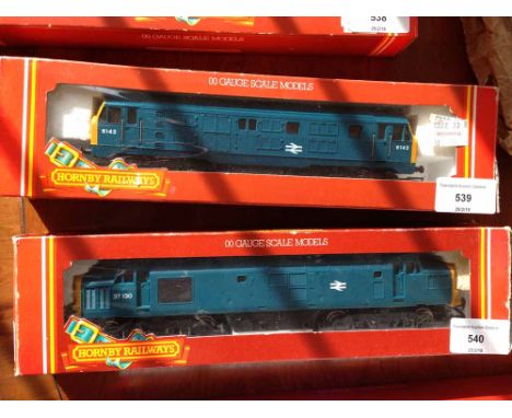 A Hornby OO gauge BR Class 29 Bo-Bo Diesel locomotive (blue livery). R.337.