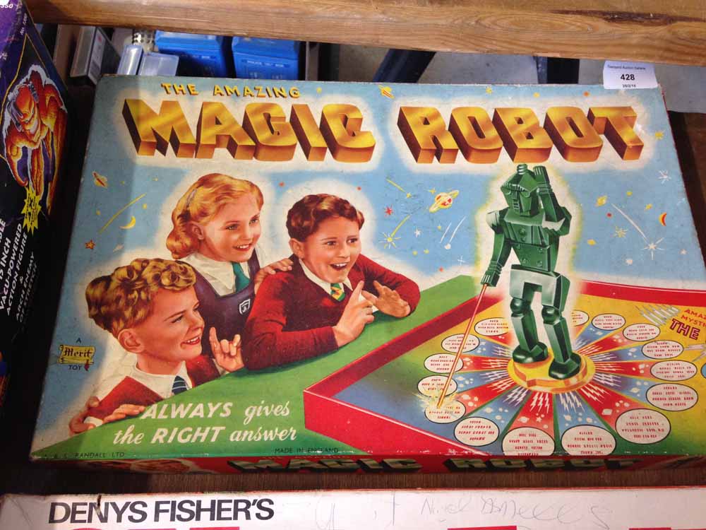 A Vintage Boxed Magic Robot Game