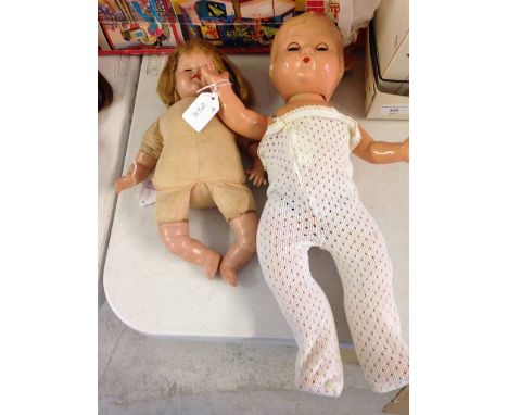 1930s Alexander composition doll with soft body. Open/shut eyes. No missing fingers/toes. Back of head marked Alexander, toge