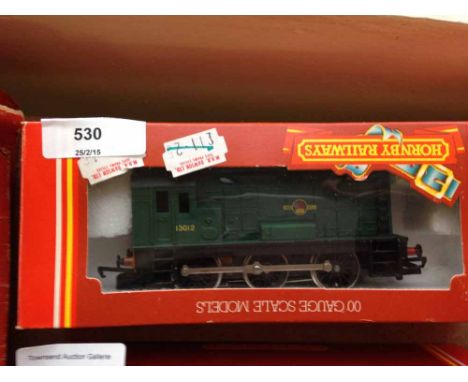 A Hornby OO gauge Class 08 0-6-0 Diesel Shunter locomotive. R.156.
