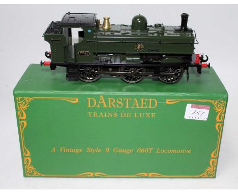 Darstaed 0-6-0 GWR shirt button green pannier tank engine No. 7741, with instructions (M-BM)