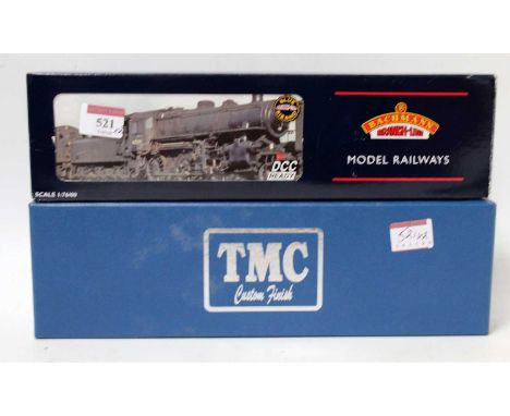 Bachmann 32-585 Ivatt class 4 2-6-0 engine and tender BR late crest No. 43106, DCC ready (G-BG) together with a Bachmann clas