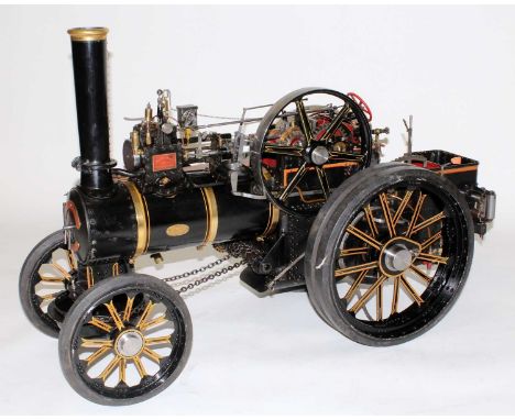 A very well engineered 2 inch scale live steam Fowler A7 Road Locomotive Traction Engine, based on MJ Engineering Drawings (C