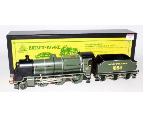 Corgi for Bassett Lowke green SR Maunsell "N" class 2-6-0 Mogul 10-12v DC no. 1864 with 6 wheel "Southern 1864" tender with i