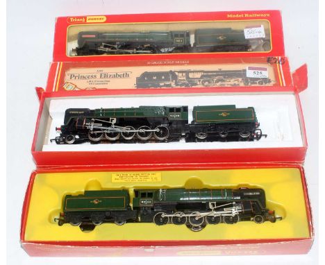 Hornby 2 x R861 "Evening Star" engines and tenders (G-BG), R259 NS "Oliver Cromwell" engine and tender with steam noise and s