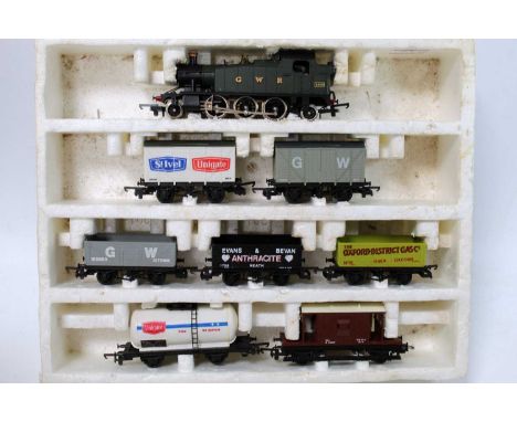 Mixed Lima items in two set boxes, 2 x GWR prairie tank engines and 11 wagons (G-BF)