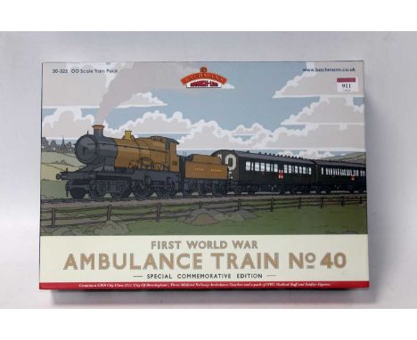 Bachmann Branchline 30-325 First World War ambulance train no. 40 special commerative edition comprising 4-4-0 City of Birmin