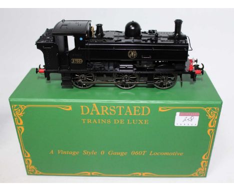 Darstaed 0-6-0 GWR shirt button black pannier tank engine No. 8700, with instructions (M-BM)