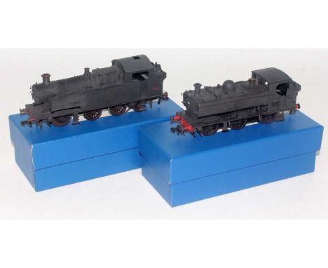 2 further locomotives from Welsh Valley Railways 0-6 2 tank engines no. 155 BR weathered black finish and 0-6-0 pannier tank 