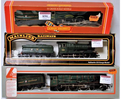 Mainline GWR Dean goods engine and tender box only (G), containing GWR Collett Goods engine and tender (G) and Hornby 'King E
