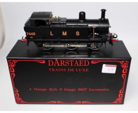 Darstaed 0-6-0 LMS black 'Jinty' tank engine No. 7442, with instructions (M-BM)