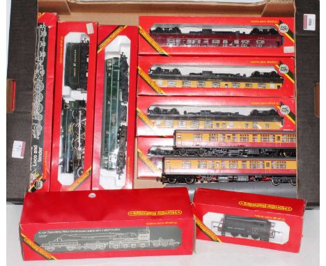 Hornby Railways selection, LMS Duchess of Sutherland engine and tender (G-BP), R759 'Abert Hall' engine and tender (G-BG), R0