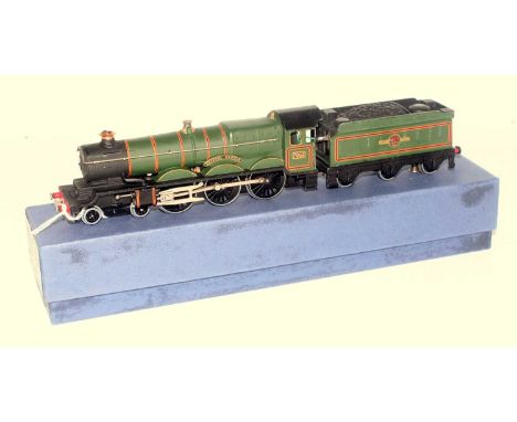 Hornby Dublo "Bristol Castle" 3-rail engine and tender tarnish to handrails and boiler bright work, otherwise good, model sol