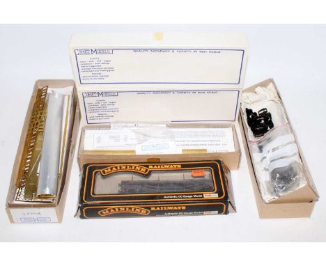 Large quantity of locomotives proprietary and kit part made or modified, part made Cornet coaches etc, various bits and piece