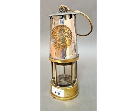 A Protector Lamp &amp; Lighting Co Ltd, Eccles miner's lamp, type M.C.40, No 21. 