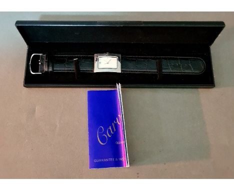 A vintage Carvel ladie's watch with box and papers. 