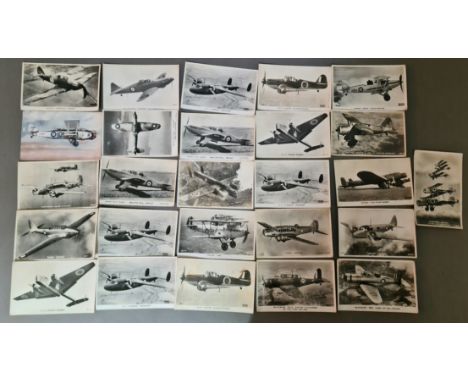 29 vintage postcards depicting aircraft to include RAF, transport, etc. 
