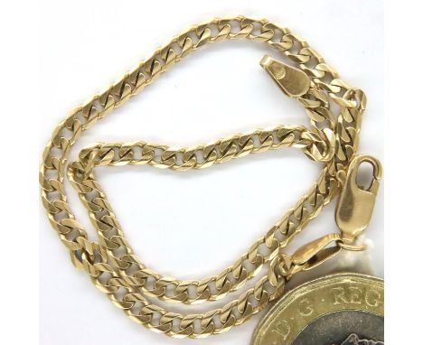 14ct gold bracelet, L: 21 cm, 3.4g. P&amp;P Group 1 (£14+VAT for the first lot and £1+VAT for subsequent lots) 