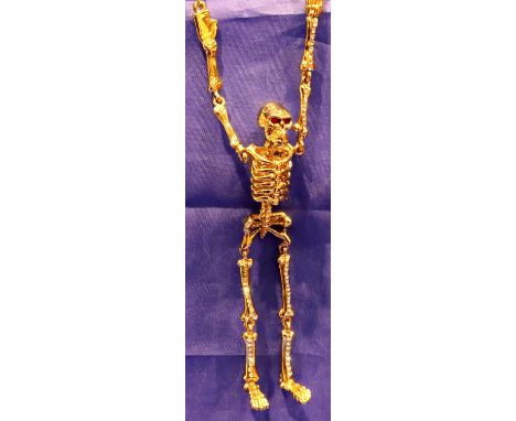 Butler and Wilson skeleton necklace. P&amp;P Group 1 (£14+VAT for the first lot and £1+VAT for subsequent lots) 