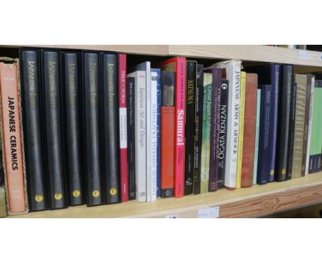 A collection of books on Japanese history, inro, netsuke, ceramics, glass etc.
