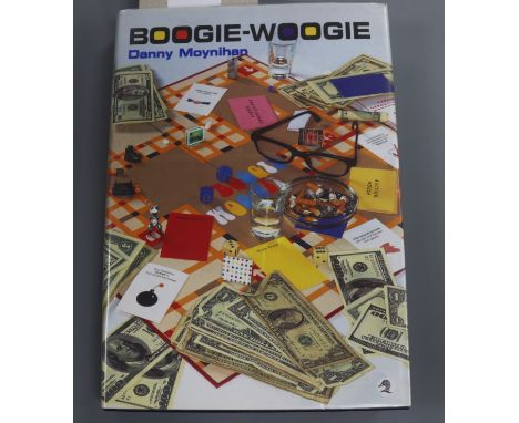 Boogie-Woogie, Danny Moynihan signed by Damien Hirst, Sarah Lucas, Matt Collishaw