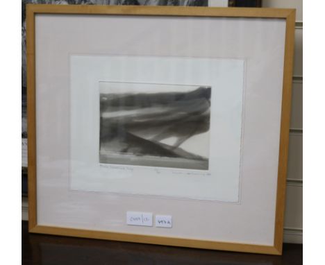 Norman Ackroyd, signed limited edition lithograph 53/65, "From Blackford Bay", 26 x 33cm