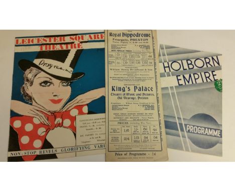 MAGIC, theatre programmes, 1900-1930s, inc. Ben Siad, Fred Brezin, Artemus, Arthur Astill, Professor Alberto, Henry Becker; T
