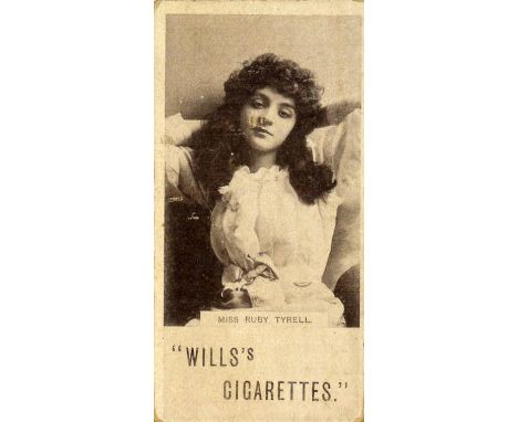 WILLS, Actresses &amp; Celebrities (collotype), Miss Ruby Tyrell, Export Manufacturers back, G