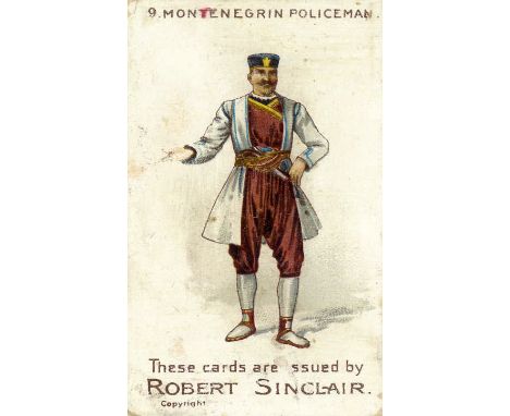 SINCLAIR R., Policemen of the World, No. 9 Monyenegrin, G
