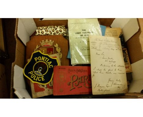 EPHEMERA, selection, inc. booklets, RMS Queen Elizabeth, 1956 Cunard menus (7); York Equitable Industrial Jubilee History 185