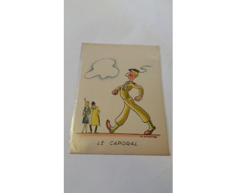 TOBACCO, advert postcards, inc. Le Caporal, La Carotte, Le Diplomate, Le Havane &amp; Le Ninas, pub. by Barre &amp; Dayez, No