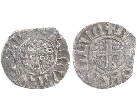 Henry III short cross penny. 1216-1247 AD. London, class 7c. Crowned facing bust with sceptre, +HENRICVS REX. R. Small cross 