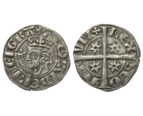 Alexander III penny. Second coinage, 1280-86 AD. Silver, 1.32g. 19mm. Crowned bust left with sceptre, ALEXANDER DEI GRA. R. C