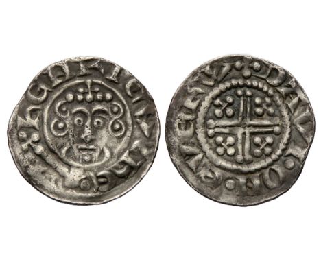John penny. 1199-1216 AD. York, class 5a2.Â&nbsp; Crowned facing bust with sceptre, +HENRICVS REX. R. Small cross with cross 