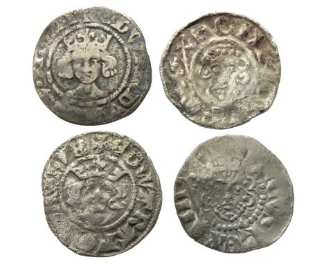 Silver penny group (4). Circa 13th-14th century AD. To include a Henry III short cross penny, London, Henry III longcross pen