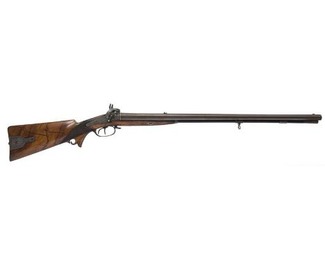 An 18-bore double barrelled percussion sporting rifle by Tanner &amp; Son Hannover from the Royal House of Hannover, 28.25inc