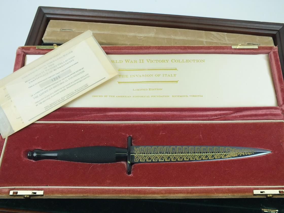 A SET OF SIX WILKINSON SWORD WORLD WAR II VICTORY COLLECTION