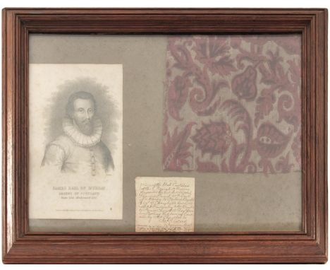A RELIC OF JAMES STEWART, 1st Earl of Moray (Murray), (c.1531-1570, Regent 1567-1570, illegitimate son of King James V, half 