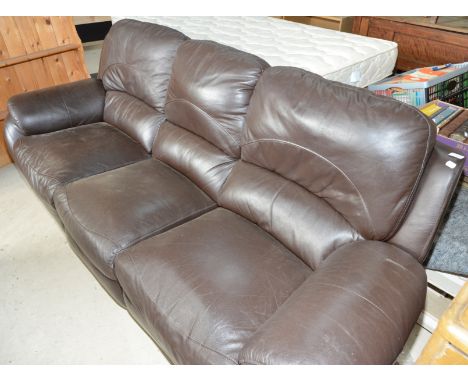 Three seat leather sofa 