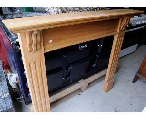 Pine fire surround