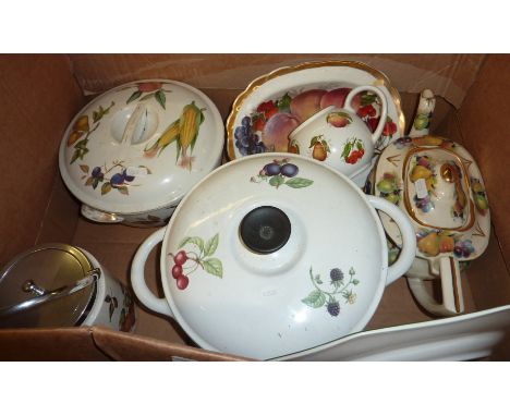 Cast iron casserole dish, Royal Worcester style casserole dishes etc