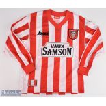 1997 Sunderland Football Replica Shirt, Vaux Samson sponsor, long sleeve made by Avec- size S 34"-