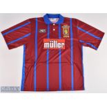 1994 Aston Villa Coca Cola Cup Final Winners Commemorative Replica Football Shirt made by Asics,