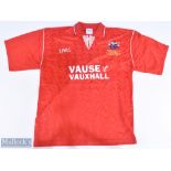 1990 Barrow AFC Auto Windscreen Shield Final Winners Wembley Replica Football Shirt, made by Spall