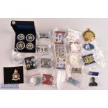 Leicester City Football Metal Badges and Fob - mixed collection (#28)