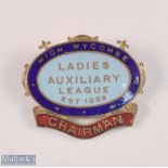 1958 High Wycombe Ladies Auxiliary League Chairman Enamel Badge