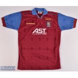 1996 Aston Villa League Cup Winners Commemorative Replica Football Shirt, made by Reebok size youths